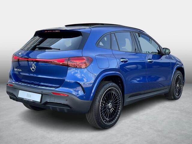 Mercedes-Benz EQA 250+ AMG LIMITED | Zwart Leder | Premium Pakket | Night Pakket | Winter Pakket | Rijassistentiepakket | Panoramadak | Elektrisch Verstelbare Stoelen + Memory | Burmester Surround Sound | 360° Camera | Head-up Display | Sierdelen Lindenhout Zwart