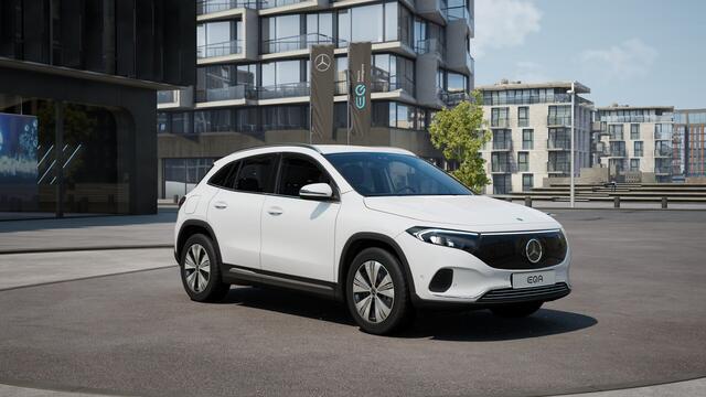 Mercedes-Benz EQA 250+ Business Solution 71 kWh | Trekhaak | Parkeerpakket met achteruitrijcamera | EASY PACK achterklep | Extra USB-poorten | Sfeerverlichting | Verwarmde stoelen vooraan | Zitcomfortpakket | Licht- en zicht pakket |