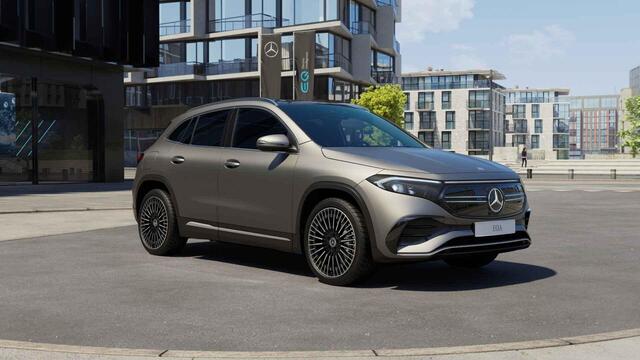 Mercedes-Benz EQA 250+ AMG Line 71 kWh | Panoramadak | Headup | Burmester | 20" lichtmetalen velgen | Sfeerverlichting | Stoelverwaring |