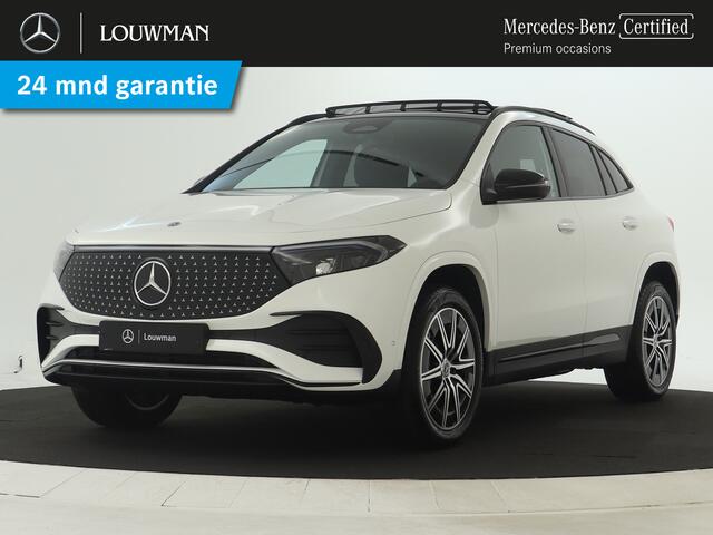 Mercedes-Benz EQA 250+ AMG Line | Nightpakket | Panorama schuif/kanteldak | Stuur - en Stoelverwarming | Parkeerpakket met achteruitrijcamera | KEYLESS-GO comfort pakket | Winter pakket | EASY PACK achterklep | Alarm SCM3