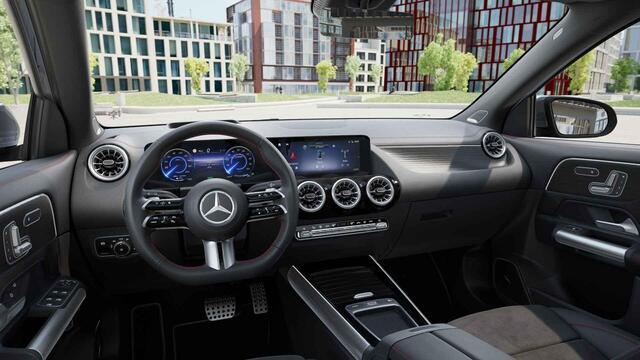 Mercedes-Benz EQA 250+ Business Solution AMG Night Pakket | Winter Pakket | Panoramadak | Burmester 3D Surround Sound | 360° Camera | Head-up Display | Dodehoekassistent | Elektrisch Verstelbare Stoelen + Memory | Stoelverwarming | Stuurverwarming | Sfeerverlichting | Sier