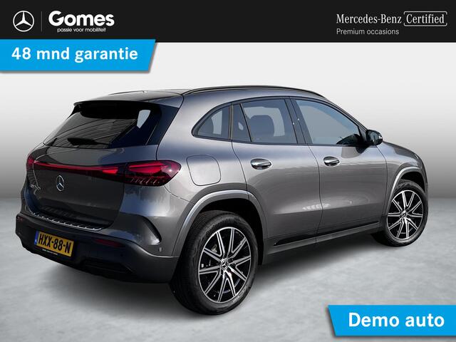 Mercedes-Benz EQA 250+ AMG Line | Night Pakket | Panoramadak | Dodehoekassistent | Sierdelen Lindenhout Zwart | Apple CarPlay | Android Auto | Advanced Sound System | Stoelverwarming | Sfeerverlichting | Achteruitrijcamera | Elektrisch Inklapbare Buitenspiegels