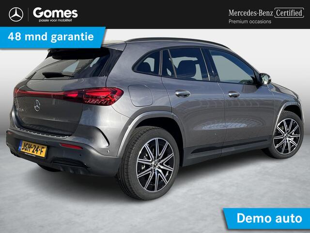 Mercedes-Benz EQA 250+ AMG | Panoramadak | Night Pakket | Winter Pakket | 360° Camera | Sierdelen Lindenhout Zwart | Dodehoekassistent | Apple CarPlay | Android Auto | Advanced Sound System | Sfeerverlichting | Stoelverwarming | Stuurverwarming