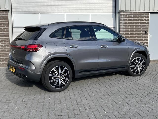 Mercedes-Benz EQA 250+ AMG | Panoramadak | Night Pakket | Winter Pakket | 360° Camera | Sierdelen Lindenhout Zwart | Dodehoekassistent | Apple CarPlay | Android Auto | Advanced Sound System | Sfeerverlichting | Stoelverwarming | Stuurverwarming