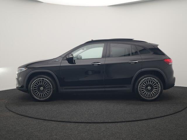 Mercedes-Benz EQA 350 4MATIC Luxury Line 69,7 kWh 292pk Dealer O.H. | Panodak | Adaptive Cruise | Camera | Lederen Sportstoelen Ventilatie & Verwarmd | Sfeerverlichting | Keyless | Blis | Navigatie | DAB | 20"L.M |