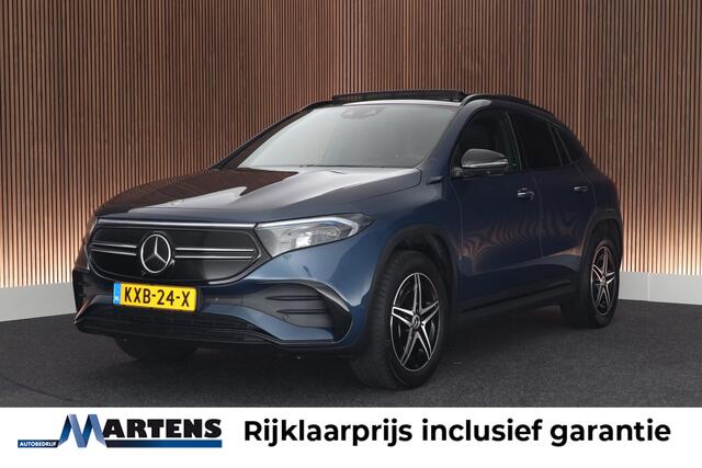 Mercedes-Benz EQA 250 190pk AMG Line 67 kWh SOH 98% Trekhaak 360Camera Memory HUD Burmester Panoramadak Navigatie