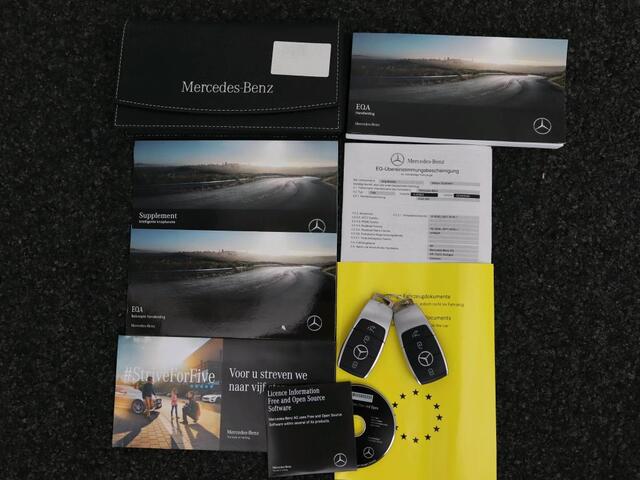 Mercedes-Benz EQA 250 AMG Nightpakket 67 kWh | Panoramadak | Trekhaak | Head-up display | Memory | 360°camera | Dode Hoek Ass | Inclusief 24 maanden Mercedes-Benz Certified garantie voor Europa.
