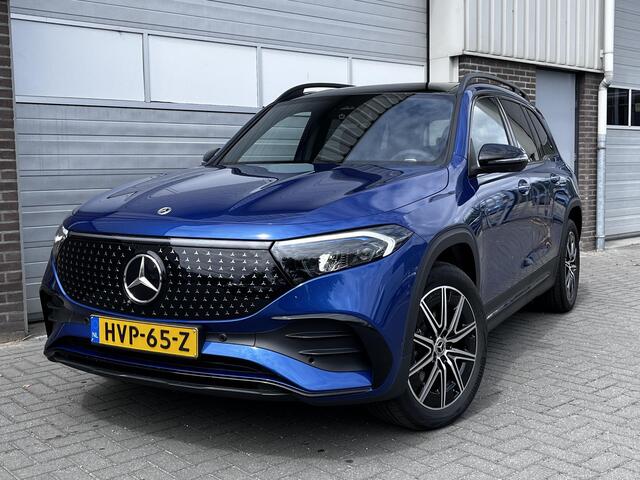 Mercedes-Benz EQB 250+ AMG Line | Night Pakket | Panoramadak | DISTRONIC Afstandsassistent | 360° Camera | Dodehoekassistent | Apple CarPlay | Android Auto | Advanced Sound System | Sierdelen Lindenhout Zwart | Sfeerverlichting | Stoelverwarming