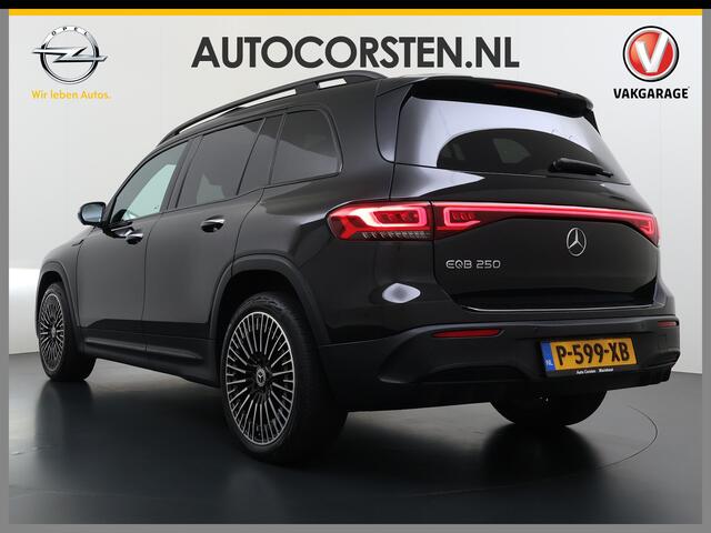 Mercedes-Benz EQB 250 AMG Night Line 7-Persoons Premium plus SOH 95% Panoramadak Adap.Cruise Head-Up Display Lmv 20" Elek.Stoelen+Memory+Verwarmd Camera Elek.Achterklep Actieve park-assist Licht en zichtpakket Led Privacy Glas DAB 1e Eigenaar Dealeronderhouden Origineel Nederlandse Auto
