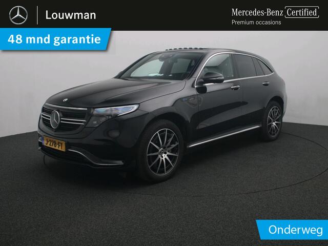 Mercedes-Benz EQC 400 4MATIC Business Solution AMG 80 kWh AMG Line | Schuif-Kanteldak | Trekhaak | Memory Voorstoelen. Inclusief 24 maanden Mercedes-Benz Certified garantie voor Europa.