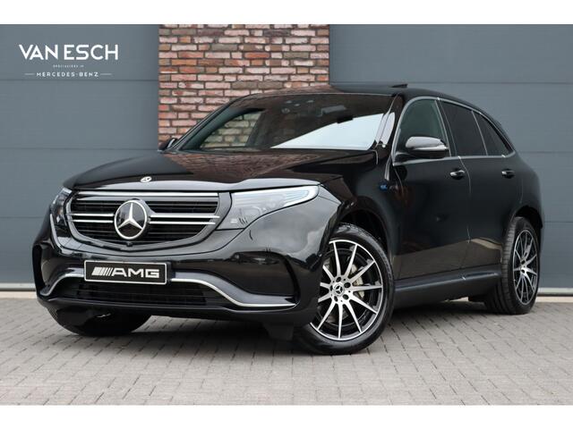Mercedes-Benz EQC 400 4MATIC Premium+ AMG Line 80 kWh | Schuifdak | Distronic+ | Burmester | Memory | Parfumering | Keyless Go | Surround Camera | HUD | Multibeam LED |
