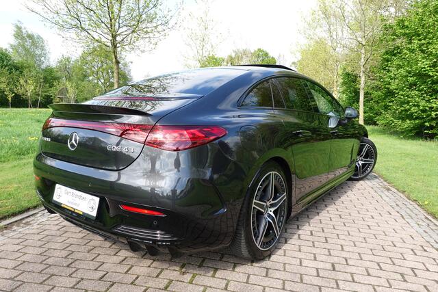Mercedes-Benz EQE AMG 43 4MATIC 90 kWh | Hyper screen | 360° Camera | Pano | Burmester | Achterasbesturing | HUD | Stoelventilatie | Stoelverw. | DIGITAL LIGHT |