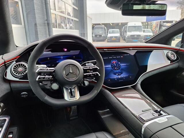 Mercedes-Benz EQE Mercedes-AMG 53 4MATIC+ | Premium Plus | 0% rente | AMG Night Pakket II | Rijassistentiepakket Plus | Panoramadak | HYPERSCREEN | AIRMATIC Luchtvering | Achterasbesturing | AMG Keramisch Remsysteem | Head-up Display | Burmester 3D Surround | Multicountour