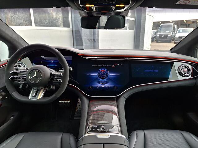 Mercedes-Benz EQE Mercedes-AMG 53 4MATIC+ | Premium Plus | 0% rente | AMG Night Pakket II | Rijassistentiepakket Plus | Panoramadak | HYPERSCREEN | AIRMATIC Luchtvering | Achterasbesturing | AMG Keramisch Remsysteem | Head-up Display | Burmester 3D Surround | Multicountour
