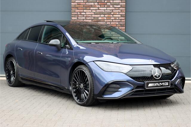 Mercedes-Benz EQE 350+ Business Solution AMG 96 kWh | Airmatic | Achterasbesturing | Distronic+ | Burmester | HUD | Surround Camera | Digital Light | Panoramadak | Warmtepomp | Augmented Reality | Keyless Go |
