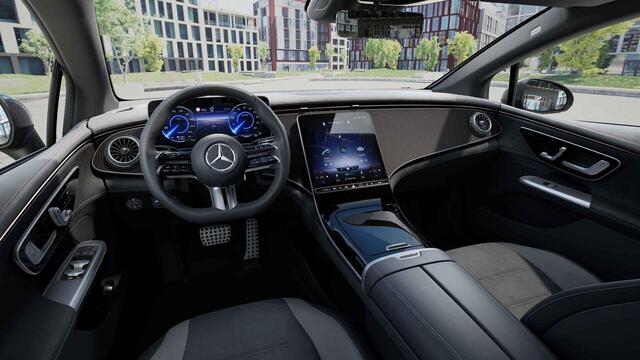 Mercedes-Benz EQE 300 AMG Line 89 kWh | Sfeerverlichting | Panoramadak | Rode gordels | Memory |