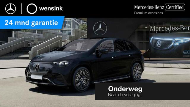 Mercedes-Benz EQE SUV 300 AMG Line 91 kWh | Achterasbesturing | Night pakket | Trekhaak | 360 camera | Burmester | 22 KW laden |