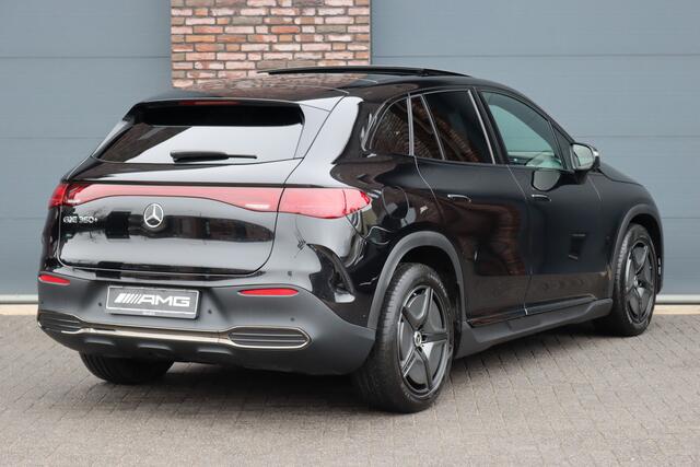 Mercedes-Benz EQE SUV 350+ AMG Line 96 kWh | Airmatic | Hyperscreen | Achterasbesturing | Distronic+ | Massage | Trekhaak | Burmester | HUD | Stoelventilatie | Verwarmd Stuurwiel | Digital Light | Leder | 22kW |