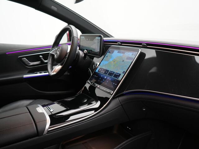Mercedes-Benz EQE 350 Advantage 89 kWh 293pk Dealer O.H. | Adaptive Cruise | Luchtvering | Burmester Audio | Digital Light | 360 Camera | Lederen Sportstoelen Memory & Verwarmd | Sfeerverlichting | Keyless | Apple Carplay | Virtual | Navigatie |