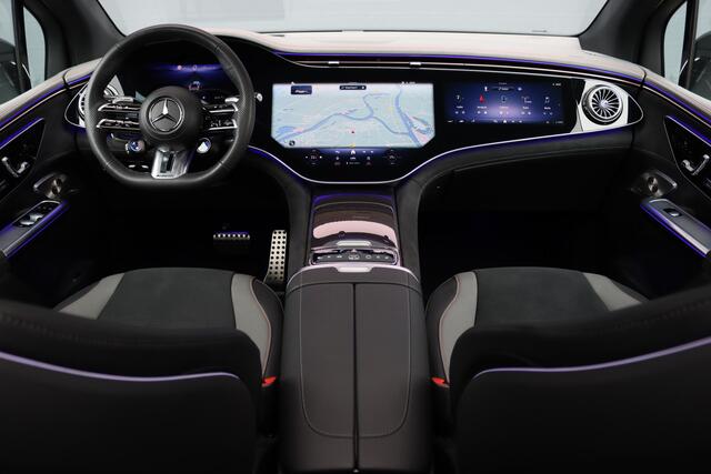 Mercedes-Benz EQE SUV AMG 43 4MATIC Premium 91 kWh | Hyperscreen | Luchtvering | Achterasbesturing | Distronic+ | Carbon | Burmester | Trekhaak | Warmtepomp | Verwarmd Stuurwiel | HUD | Panoramadak |