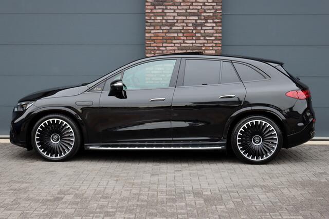 Mercedes-Benz EQE SUV AMG 43 4MATIC Premium 91 kWh | Hyperscreen | Luchtvering | Achterasbesturing | Distronic+ | Carbon | Burmester | Trekhaak | Warmtepomp | Verwarmd Stuurwiel | HUD | Panoramadak |