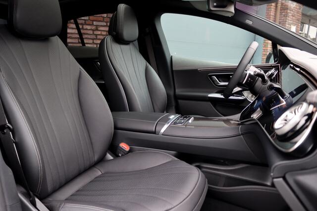 Mercedes-Benz EQE 350+ AMG Line Premium+ 96 kWh | Hyperscreen | Luchtvering | Achterasbesturing | Carbon | Distronic+ | Panoramadak | HUD | Verwarmd Stuurwiel | 22kW | Warmtepomp |