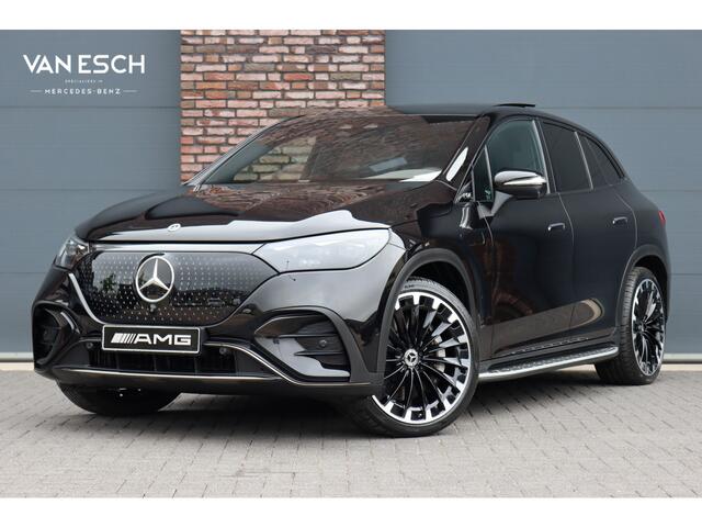 Mercedes-Benz EQE SUV 500 4MATIC AMG Line 91 kWh | Luchtvering | Hyperscreen | Achterasbesturing | Distronic+ | Massage | Nappa Leder | HUD | Stoelventilatie | Trekhaak | Memory | Verwarmd Stuurwiel |