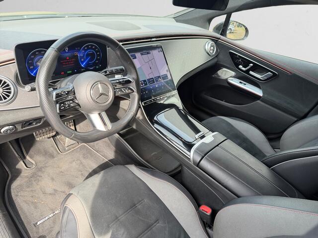 Mercedes-Benz EQE 350+ Launch Edition AMG Line 91 kWh- SOH 92%, Burmester Audio, Full Memory, Sfeerverlichting, Zitcomfort