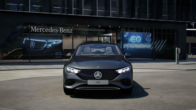 Mercedes-Benz EQE 350+ Luxury Line 91 kWh | Beige interieur | Burmester | Achterasbesturing | Stoelverwarming | Achteruitrijcamera |