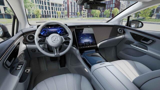 Mercedes-Benz EQE 350+ Luxury Line 91 kWh | Beige interieur | Burmester | Achterasbesturing | Stoelverwarming | Achteruitrijcamera |