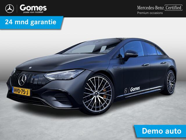 Mercedes-Benz EQE AMG 53 4MATIC+ | Premium Plus | Night Pakket | Rijassistentiepakket Plus | Panoramadak | HYPERSCREEN | 360° Camera | AIRMATIC Luchtvering | Achterasbesturing | AMG Keramisch Remsysteem | Sierdelen AMG Carbon | Burmester 3D Surround | Head-up Display | DIG