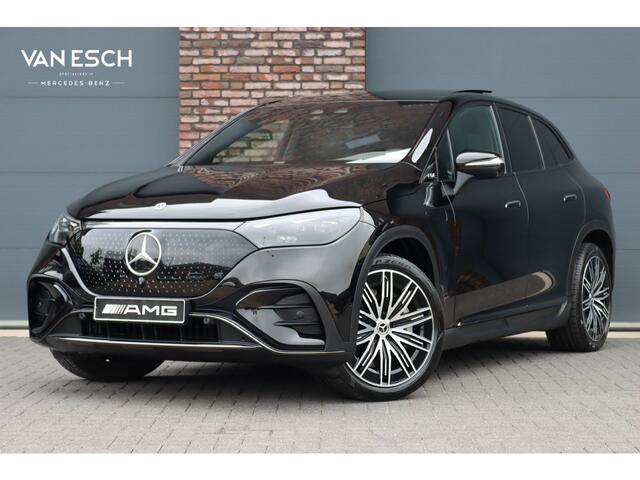 Mercedes-Benz EQE SUV 350 4MATIC AMG Line Premium+ 91 kWh | Hyperscreen | Luchtvering | Achterasbesturing | Distronic+ | Panoramadak | Burmester | Digital Light | Surround Camera | 22kW | Warmtepomp |