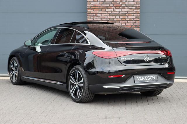 Mercedes-Benz EQE 350+ Business Solution Luxury 96 kWh | Hyperscreen | Distronic+ | Panoramadak | Memory | Burmester | Surround Camera | Leder | Digital Light | Keyless Go | 22 kW | Warmtepomp |