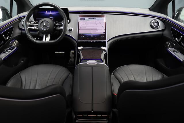 Mercedes-Benz EQE 300 AMG Line 89 kWh | Luchtvering | Distronic+ | Panoramadak | Leder | Burmester | Digital Light | Verwarmd Stuurwiel | Surround Camera | Keyless Go |