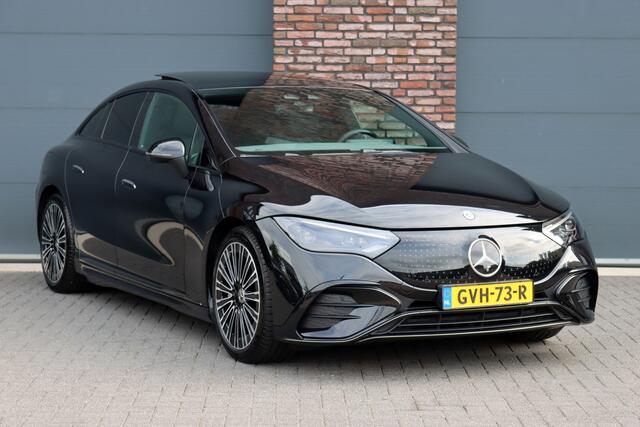 Mercedes-Benz EQE 300 AMG Line 89 kWh | Luchtvering | Distronic+ | Panoramadak | Leder | Burmester | Digital Light | Verwarmd Stuurwiel | Surround Camera | Keyless Go |