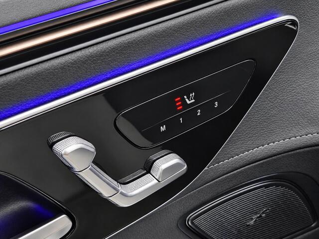 Mercedes-Benz EQE 300 Luxury Line 89 kWh | Panoramadak | Achteruitrijcamera | DISTRONIC Afstandsassistent | Memory Pakket | Stoelverwarming | Sfeerverlichting | Dodehoekassistentie | Privacy Glas Achter | Keyless-GO | Elektrisch Bedienbare Achterklep