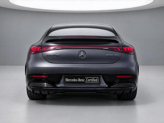 Mercedes-Benz EQE AMG 53 4MATIC+ | Premium Plus | Night Pakket | Rijassistentiepakket Plus | Panoramadak | HYPERSCREEN | 360° Camera | AIRMATIC Luchtvering | Achterasbesturing | AMG Keramisch Remsysteem | Sierdelen AMG Carbon | Burmester 3D Surround | Head-up Display | DIGITAL LIGHT | Elektrisch Verstelbare Stoelen + Memory | Multicountourstoelen + Massage | Stoelverwarming voor + achter | Stoelventilatie | Sfeerverlichting | Apple CarPlay | Android Auto | Dashcam