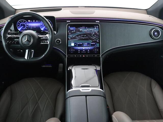 Mercedes-Benz EQE SUV 350 4Matic AMG Line 91 kWh | 97.1% | Panoramadak | Trekhaak | Head up | 360 camera | Adaptive cruise | Stoelkoeling | Memory |