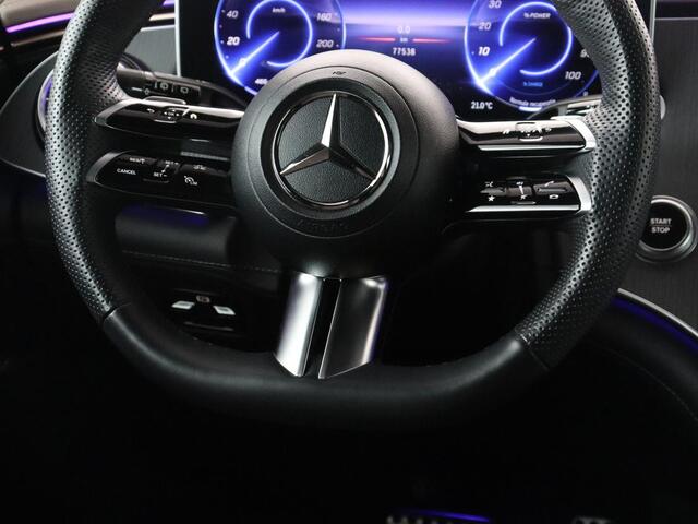 Mercedes-Benz EQE SUV 350 4Matic AMG Line 91 kWh | 97.1% | Panoramadak | Trekhaak | Head up | 360 camera | Adaptive cruise | Stoelkoeling | Memory |