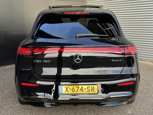 Mercedes-Benz EQS SUV 450 4MATIC | AMG Line | Panoramadak | Premium Plus Pakket | Night Pakket | Rijassistentiepakket Plus | AIRMATIC Luchtvering | 360° Camera | Burmester 3D Surround Sound | Head-up Display | Achterasbesturing | Multicontourstoelen