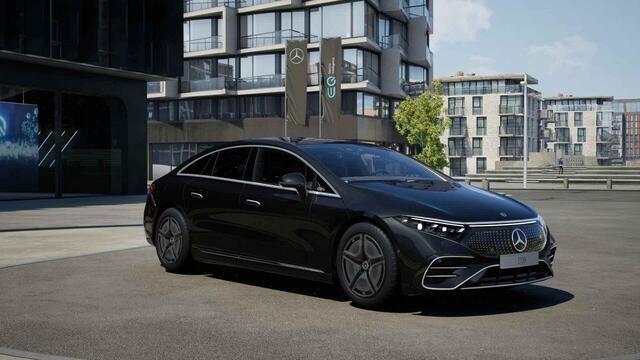 Mercedes-Benz EQS 450+ AMG Line 108 kWh | Panoramadak | Luchtvering | Rijassistentiepakket Plus | Burmester 4D | Headup | Stoelventilatie |