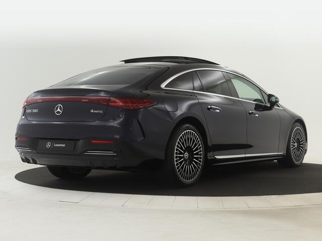 Mercedes-Benz EQS 580 4MATIC Exclusive Line 118 kWh | Garagedeuropener | Akoestiekcomfort pakket | Achterasbesturing tot 10° | EASY PACK achterklep | Draadloos oplaadsysteem voor Smartphone | Memory pakket | KEYLESS GO-comfortpakket | USB pakket Plus |