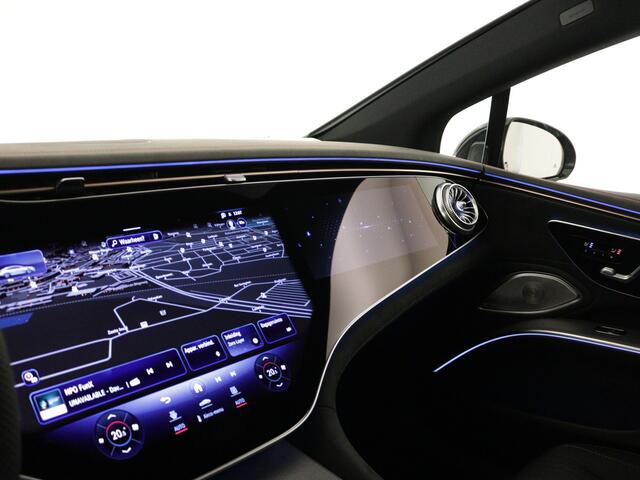 Mercedes-Benz EQS 580 4MATIC Exclusive Line 118 kWh | Achterasbesturing tot 10° | Garagedeuropener | Premium Plus pakket | Akoestiekcomfortpakket | MBUX augmented reality voor navigatie | Nightpakket | Rijassistentiepakket plus |