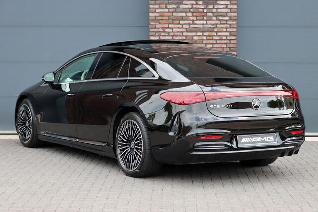 Mercedes-Benz EQS 450+ AMG Exclusive Line 118 kWh | Facelift | ex btw ¤78.500,- | Hyperscreen | Achterasbesturing | Airmatic | Distronic+ | Chauffeurspakket | MBUX Tablet | Massage | Burmester | Nappa Leder | HUD |