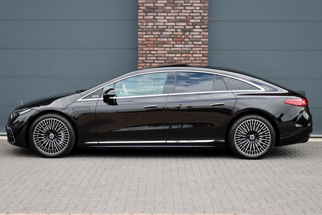 Mercedes-Benz EQS 450+ AMG Exclusive Line 118 kWh | Facelift | ex btw ¤78.500,- | Hyperscreen | Achterasbesturing | Airmatic | Distronic+ | Chauffeurspakket | MBUX Tablet | Massage | Burmester | Nappa Leder | HUD |