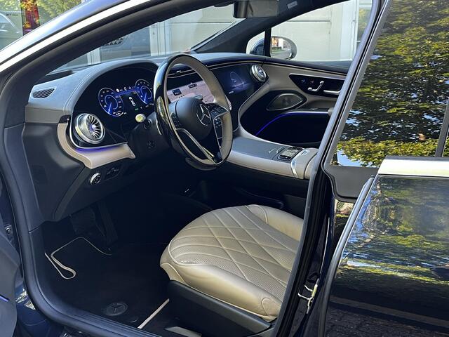 Mercedes-Benz EQS 450+ Luxury Line | MANUFAKTUR Interieur Pakket | Premium Plus Pakket | Rijassistentiepakket Plus | Panoramadak | HYPERSCREEN | 360° Camera | AIRMATIC Luchtvering | Achterasbesturing | DIGITAL LIGHT | Head-up Display | Burmester Surround Sound | Garagedeu