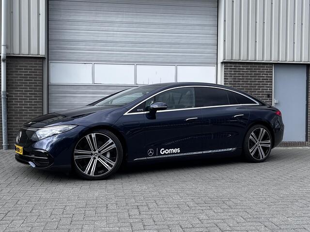 Mercedes-Benz EQS 450+ Luxury Line | MANUFAKTUR Interieur Pakket | Premium Plus Pakket | Rijassistentiepakket Plus | Panoramadak | HYPERSCREEN | 360° Camera | AIRMATIC Luchtvering | Achterasbesturing | DIGITAL LIGHT | Head-up Display | Burmester Surround Sound | Garagedeu