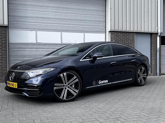 Mercedes-Benz EQS 450+ Luxury Line | MANUFAKTUR Interieur Pakket | Premium Plus Pakket | Rijassistentiepakket Plus | Panoramadak | HYPERSCREEN | 360° Camera | AIRMATIC Luchtvering | Achterasbesturing | DIGITAL LIGHT | Head-up Display | Burmester Surround Sound | Garagedeu