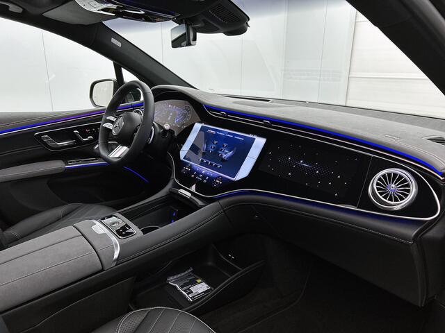 Mercedes-Benz EQS SUV 450 4MATIC AMG Line 118 kWh | Premium Plus | Trekhaak | Luchtvering | Nightpakket | Digital Light | Head-up Display | Multicontourstoelen voor | Sluitbekrachtiging | HYPERSCREEN | Rijassistentiepakket | 22 inch AMG velgen |