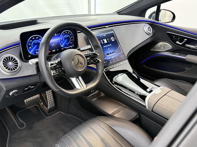 Mercedes-Benz EQS 450+ AMG Line 108 kWh | 21" lichtmetalen velgen | Stoelventilatie | Panoramadak | Rijassistentiepakket | Burmester | Memory |